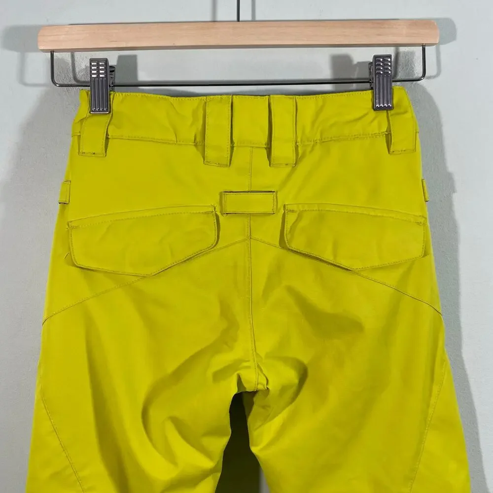 DC Shoes Co. Youth Neon Yellow 10K Waterproof Snow Pants Size S